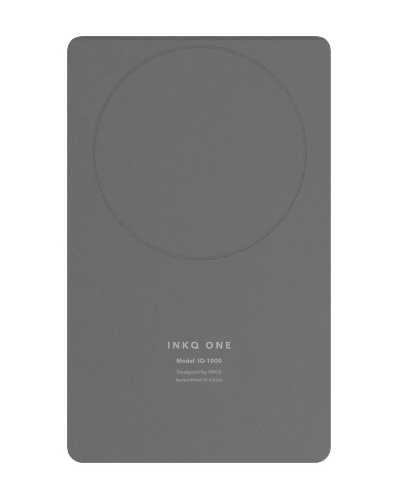 3D model view of the magnetic alignment ring on the back of INKQ One